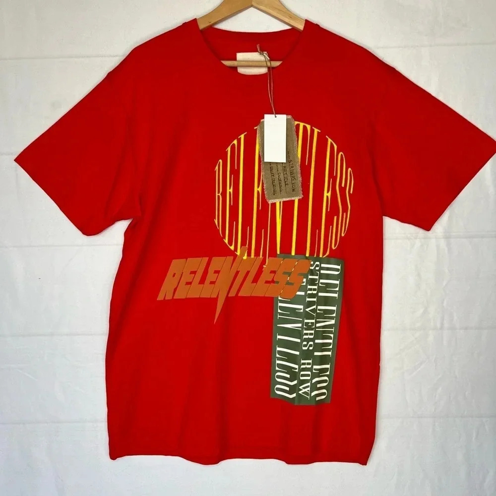 Strivers Row Relentless Fuel Cell Short Sleeve Red T Shirts Size L